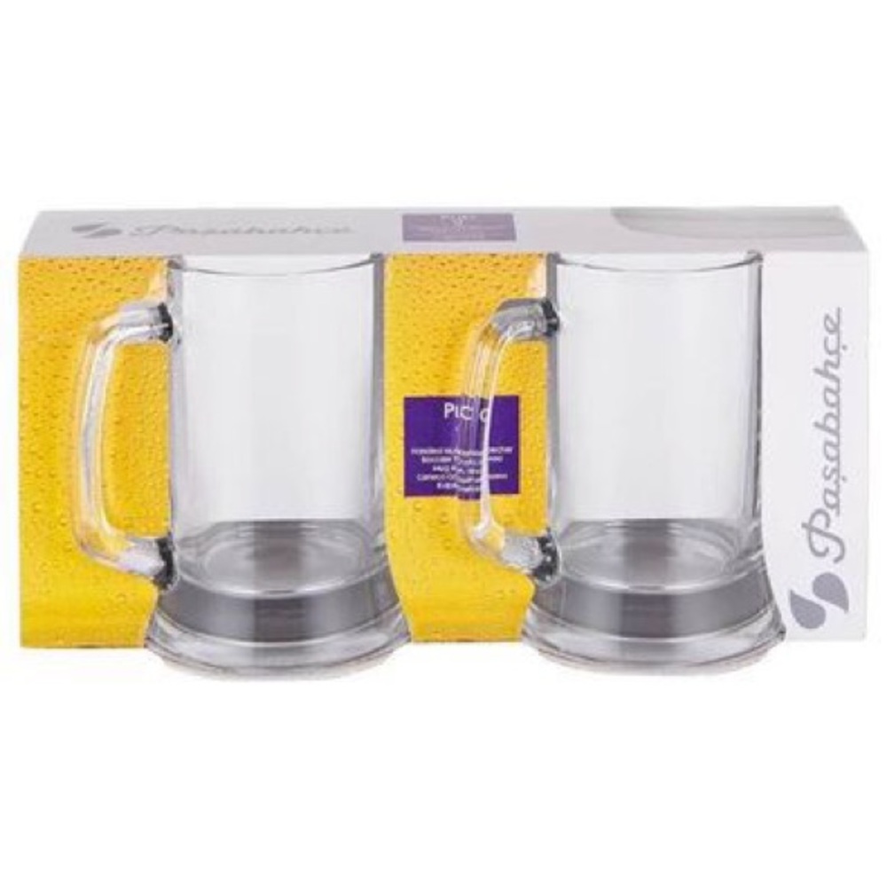 Brand NEW, Pasabahce Glass Pub 17oz Beer Mugs 2 Pcs Set